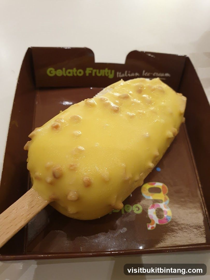 Yellow Ice Cream Bar