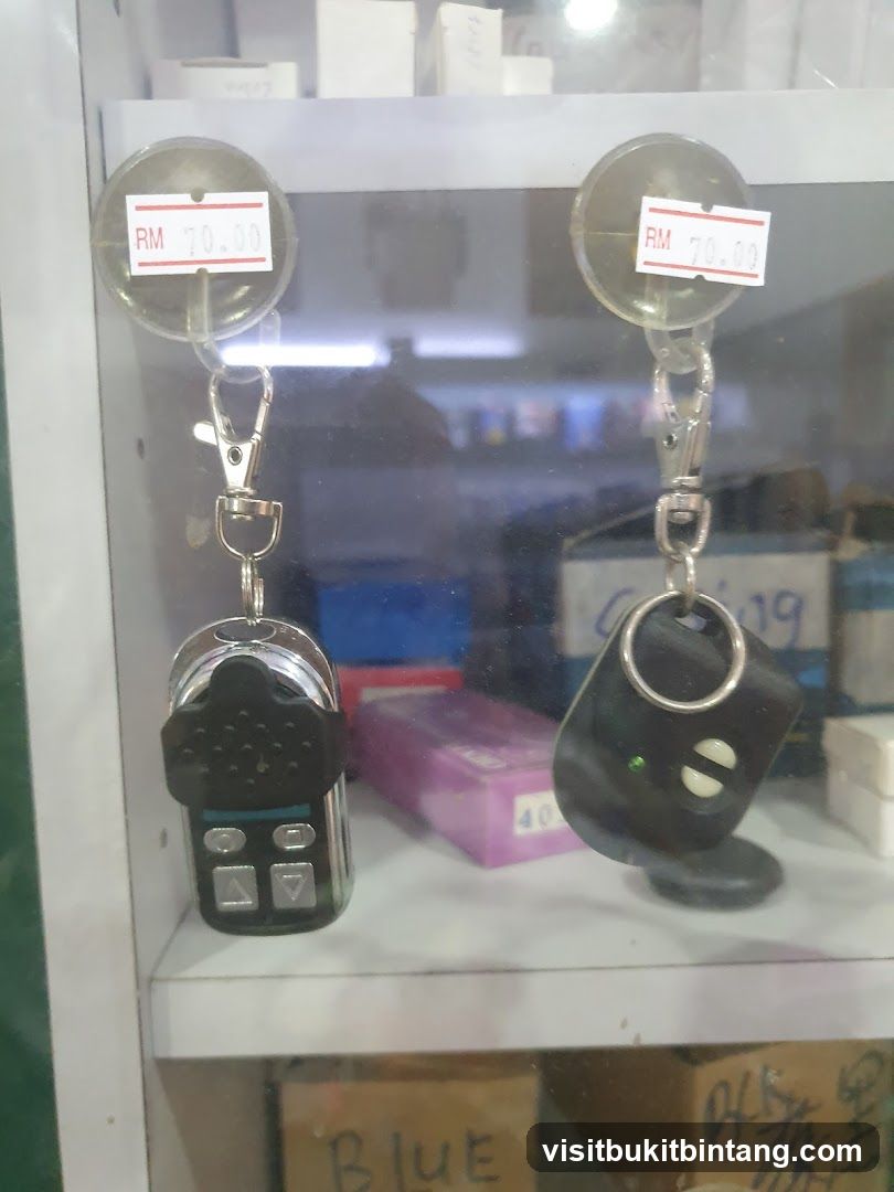 Remote controls with price tags