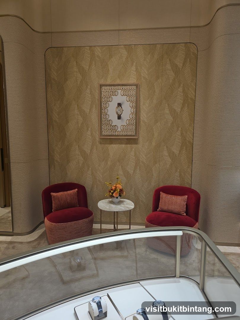 Luxury Watch Display Area