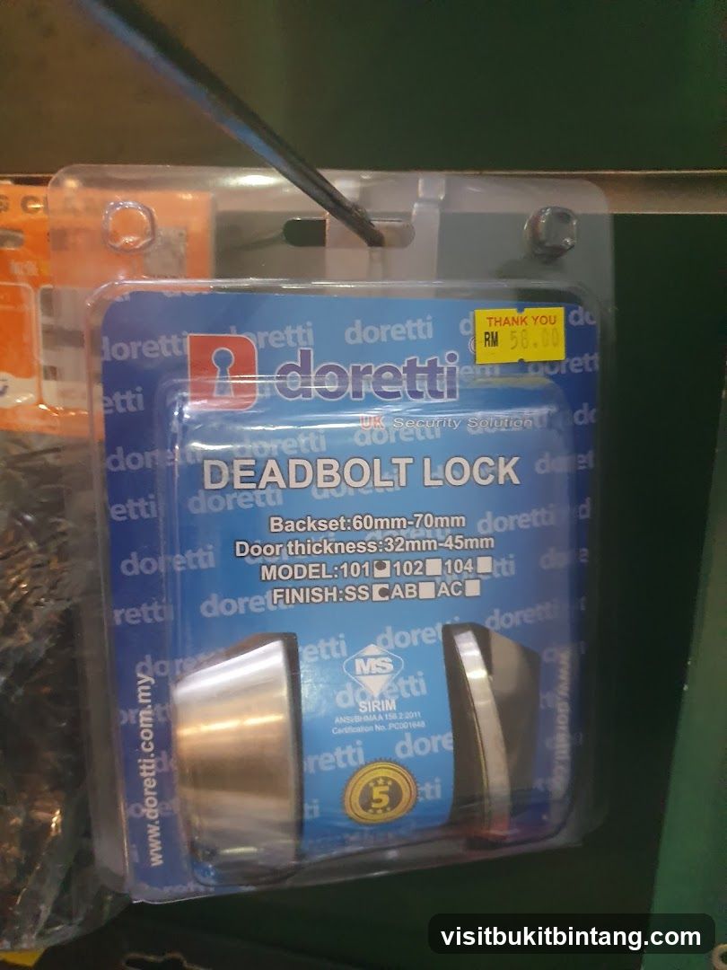 Deadbolt Lock Packaging