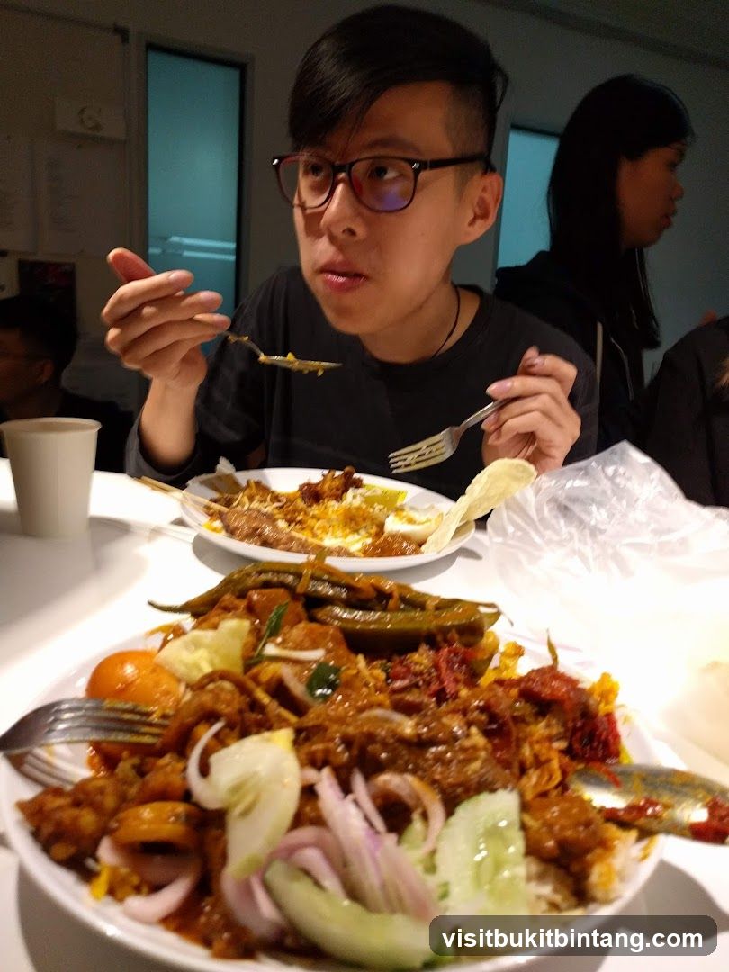 People eating food