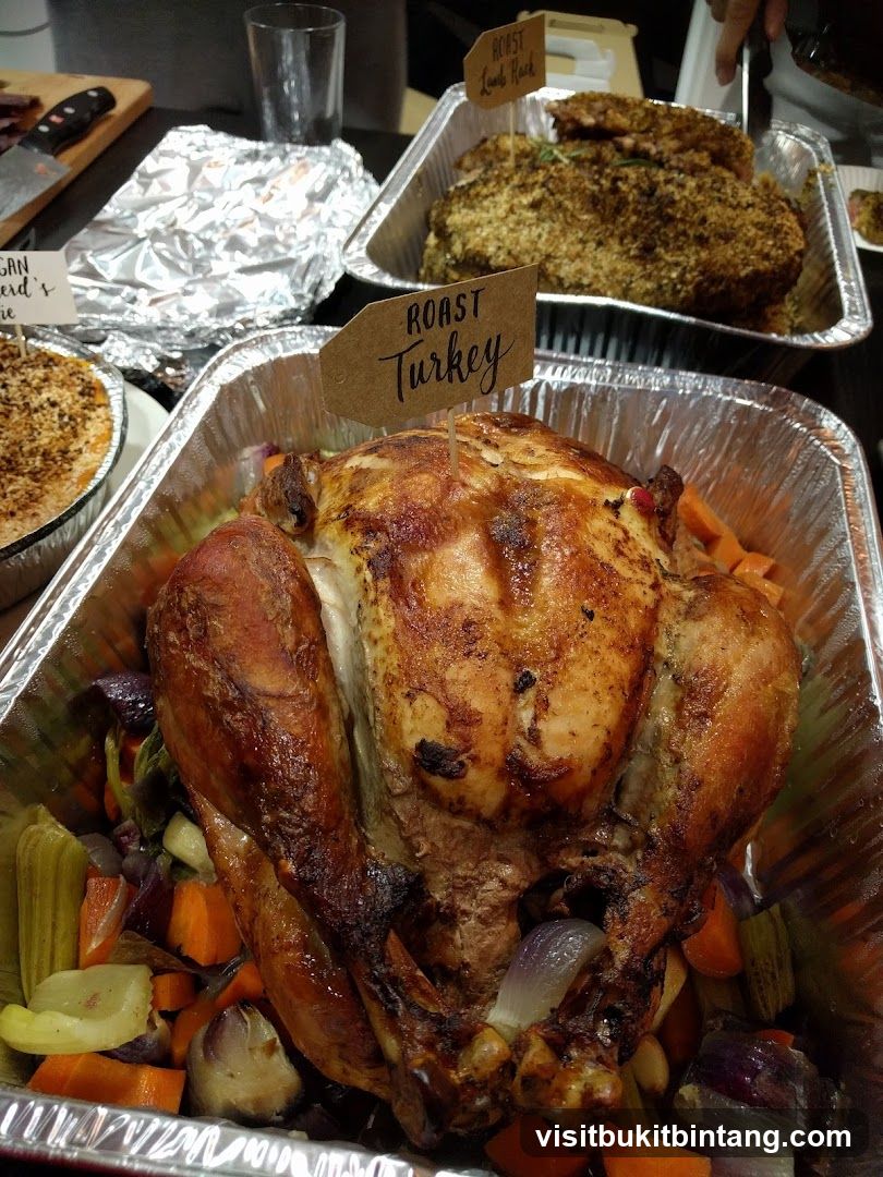Roast Turkey and Lamb Rack