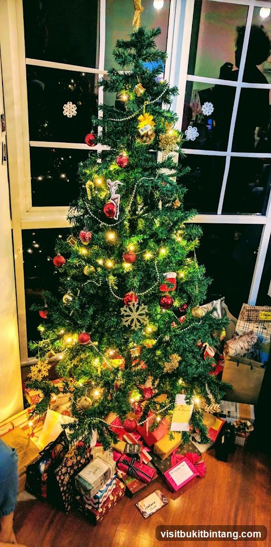 Decorated Christmas Tree with Gifts