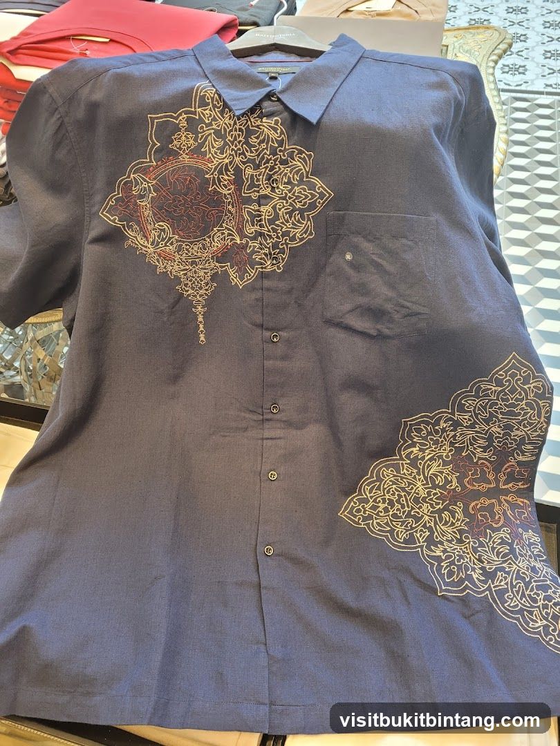 Embroidered Blue Shirt