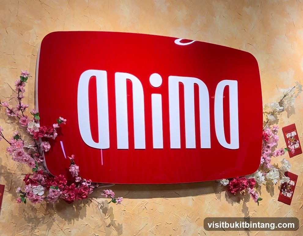 Red sign with white text