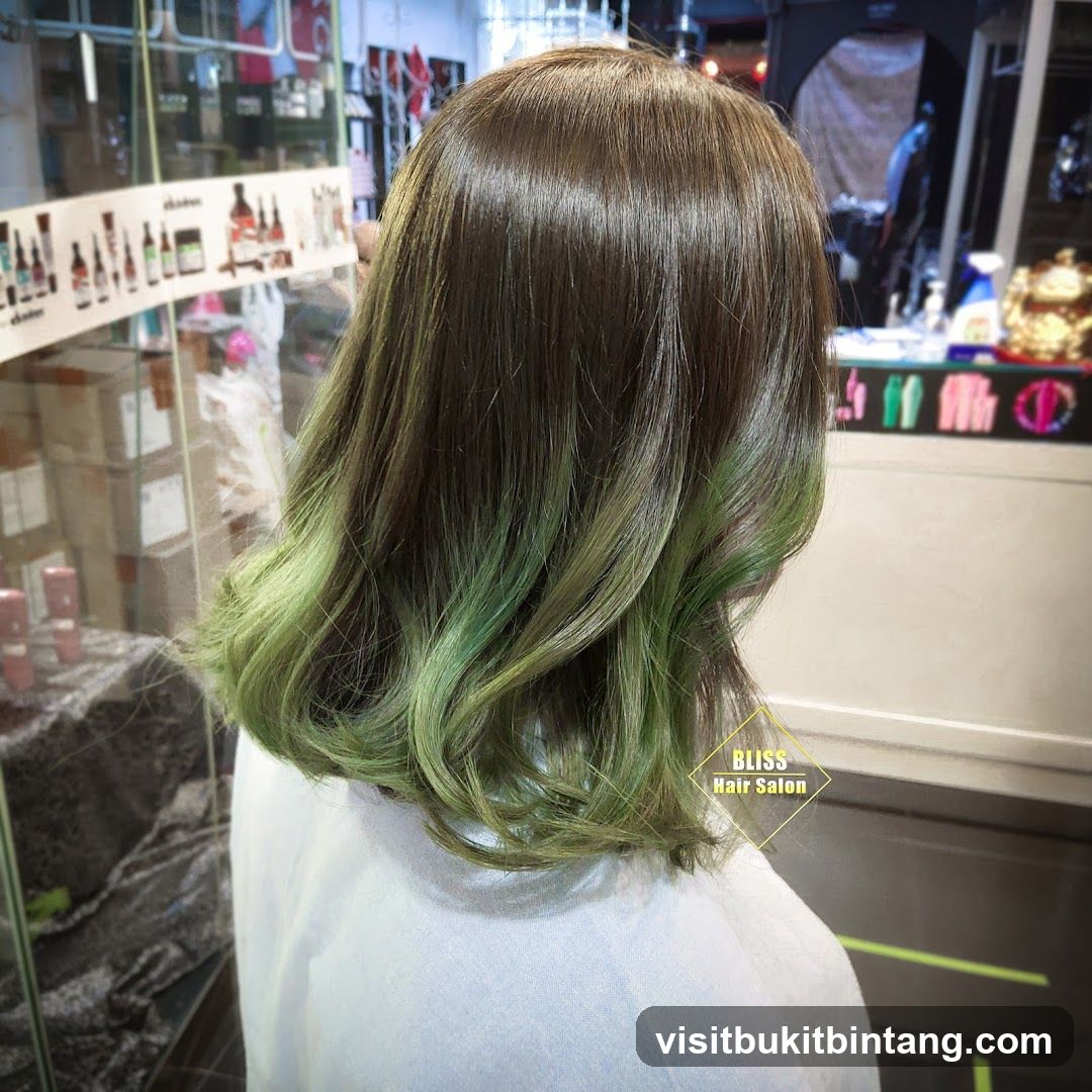 Woman with Ombre Hair