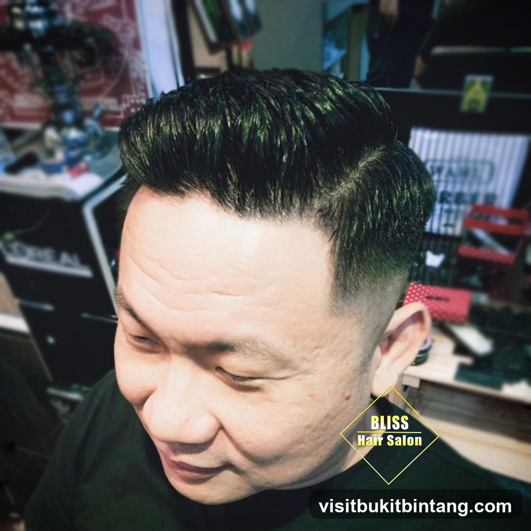 Man with a fresh haircut