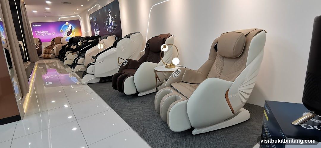 Massage Chairs on Display