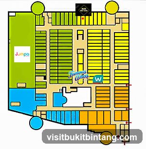 Mall directory map