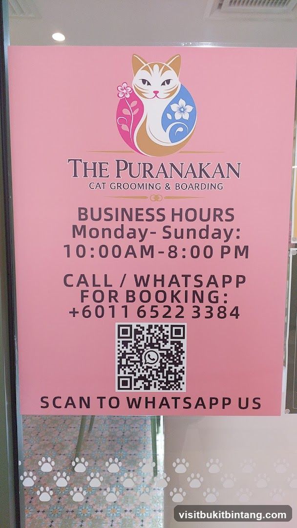 The Purana Cat Grooming & Boarding Information