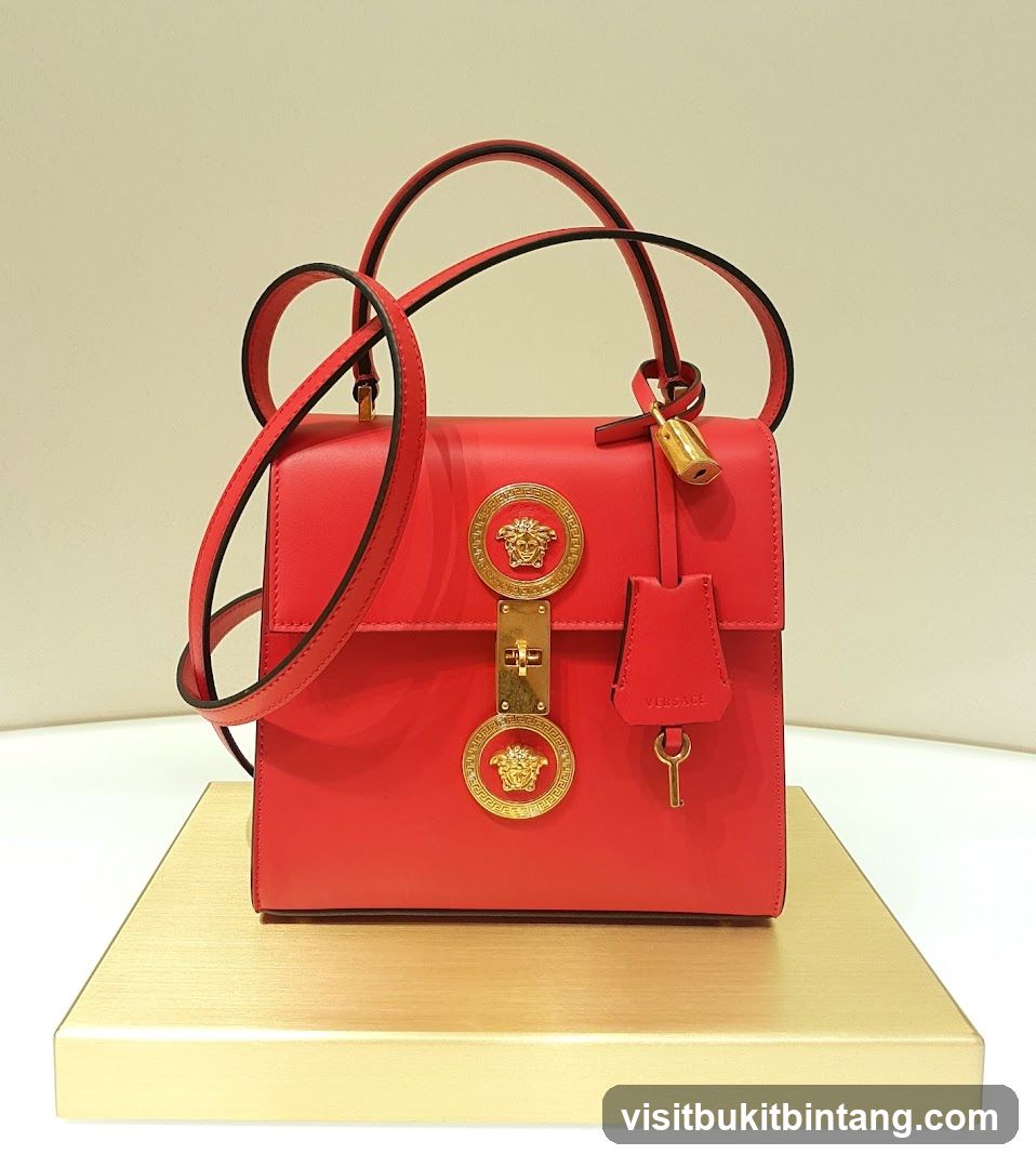 Red Versace Handbag