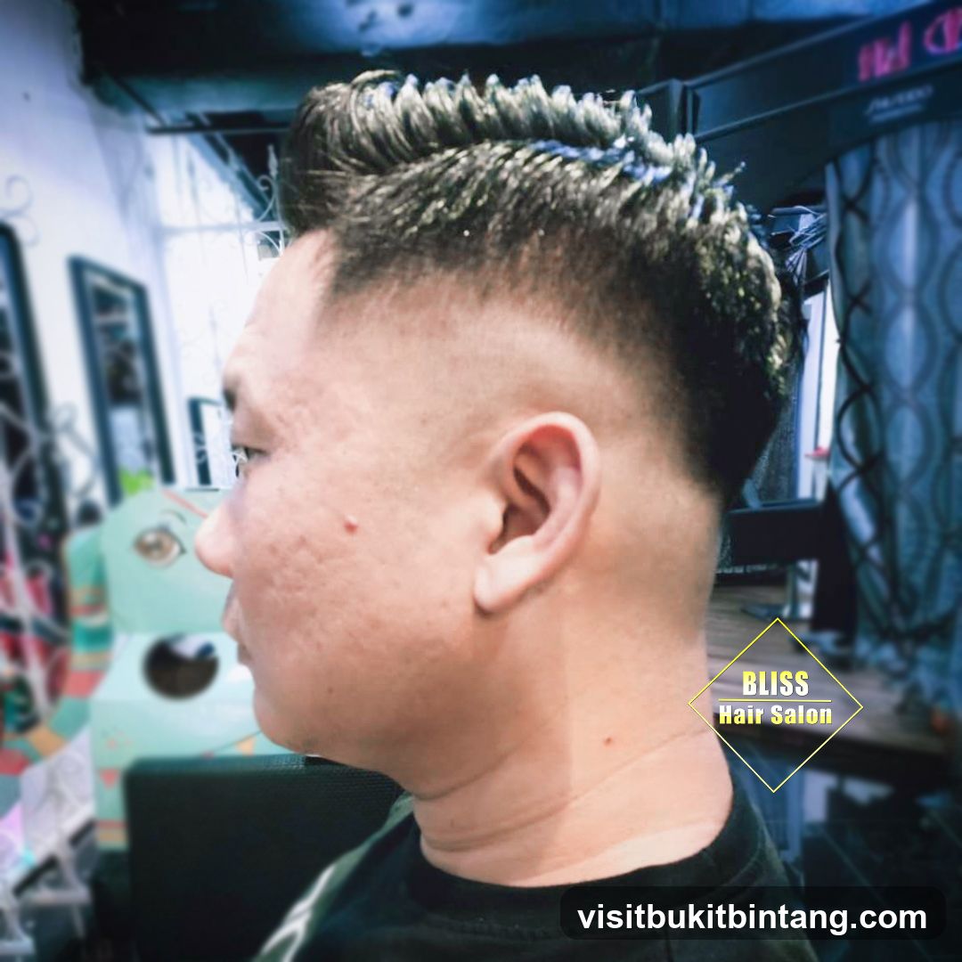 Man with a Fade Haircut