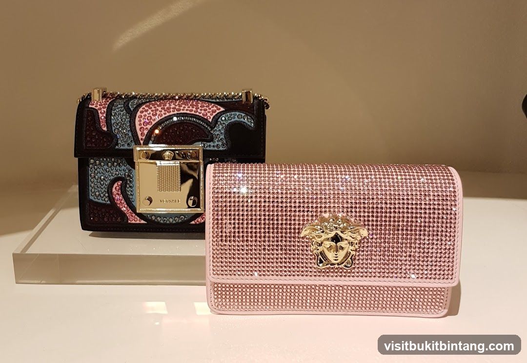Two jeweled handbags
