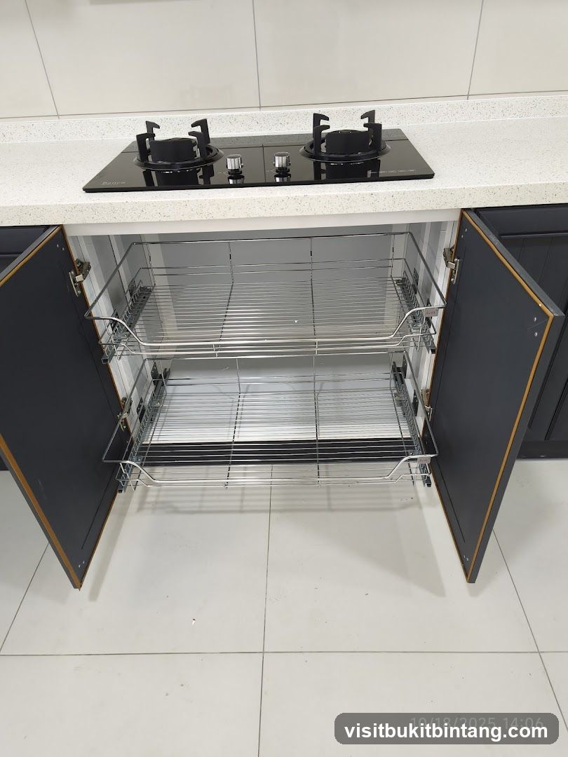 Kitchen Cabinet with Pull-out Shelves
