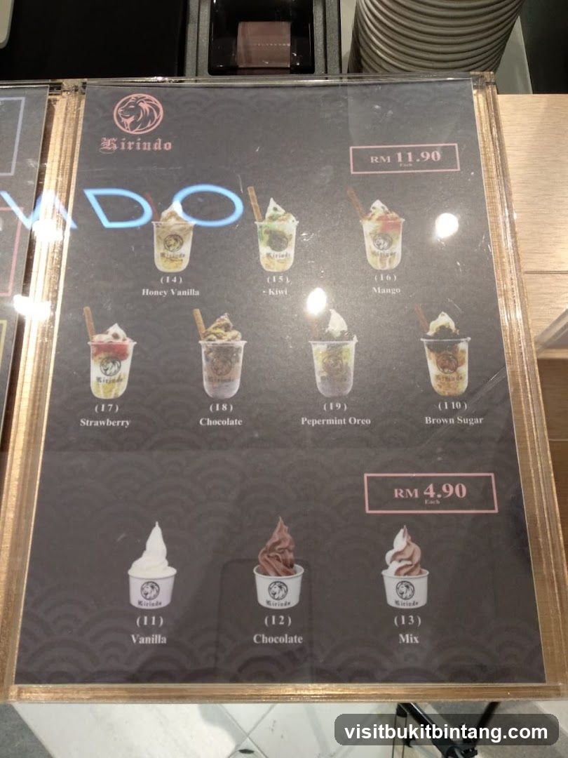 Kirindo Menu