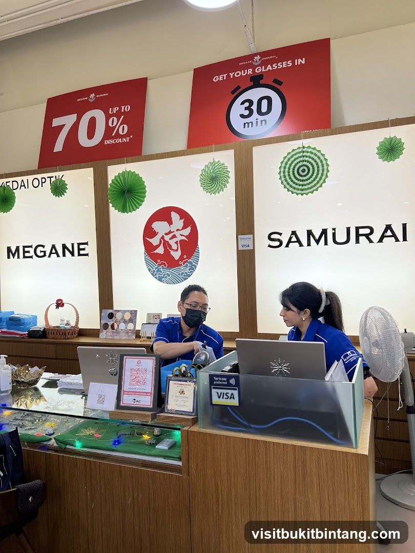 Optometry Shop Counter