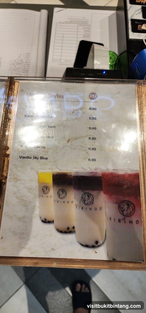 Vanilla Series Menu