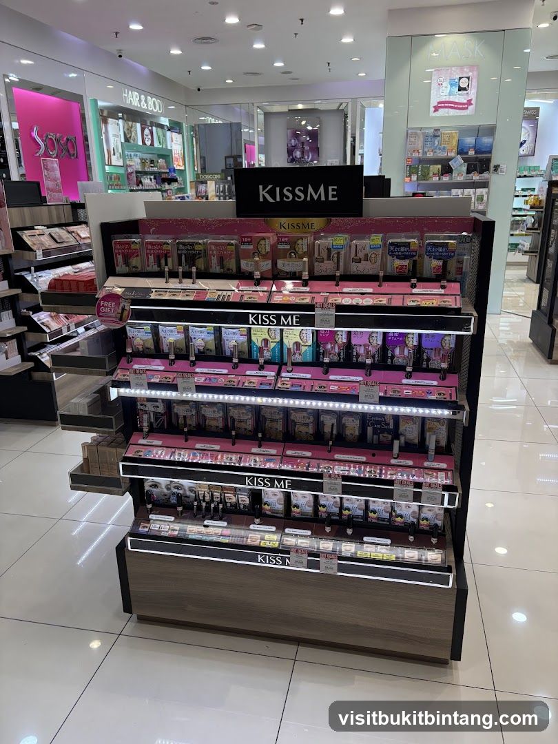 KISSME Cosmetics Display