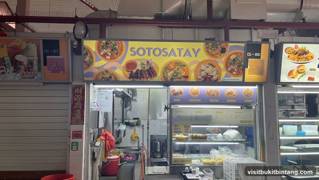 Food Stall with "SOTOSATAY" Signage