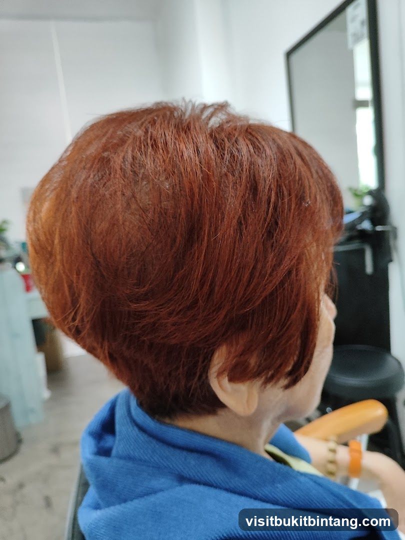 Woman with Short Red Hair