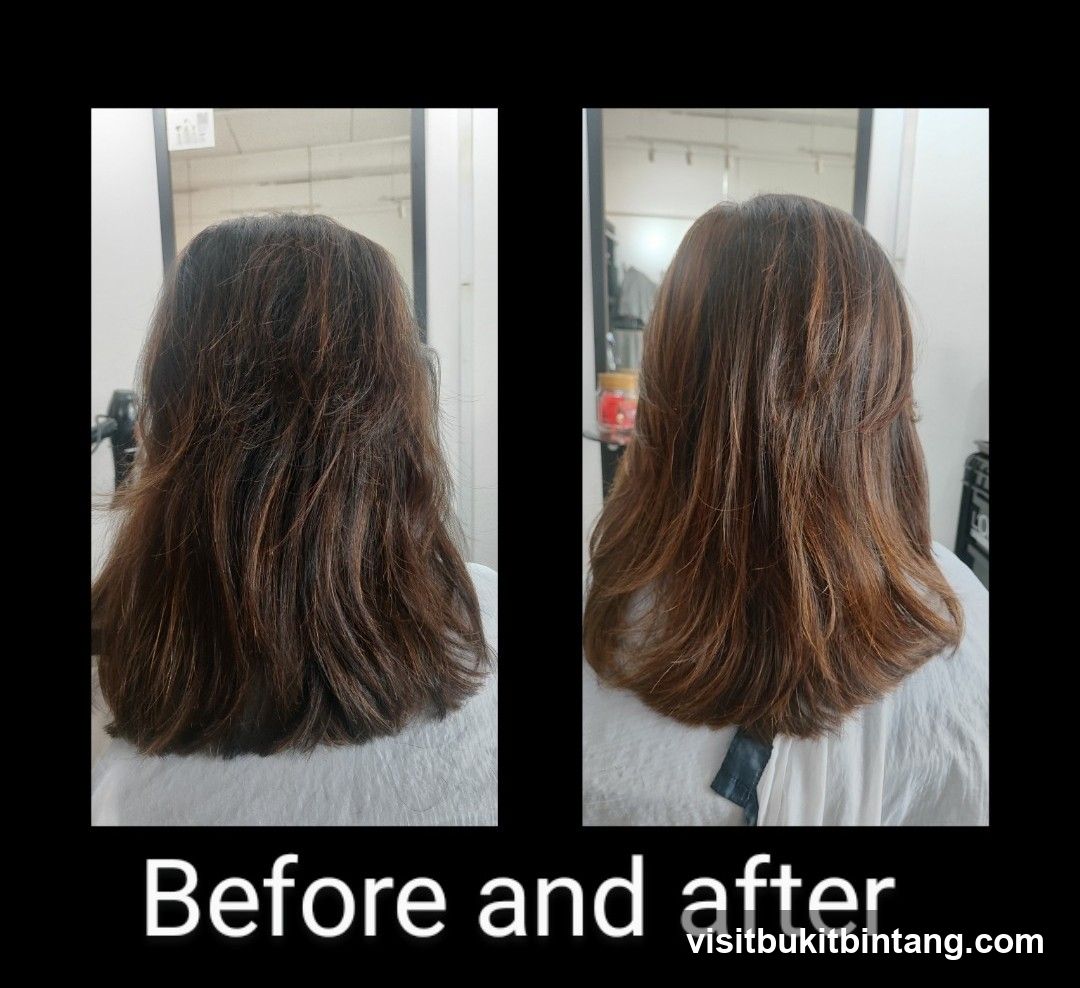 Hair Before and After