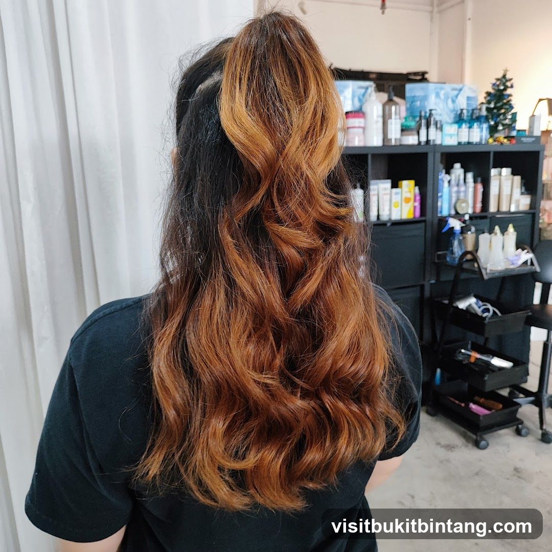 Woman with Ombre Hair