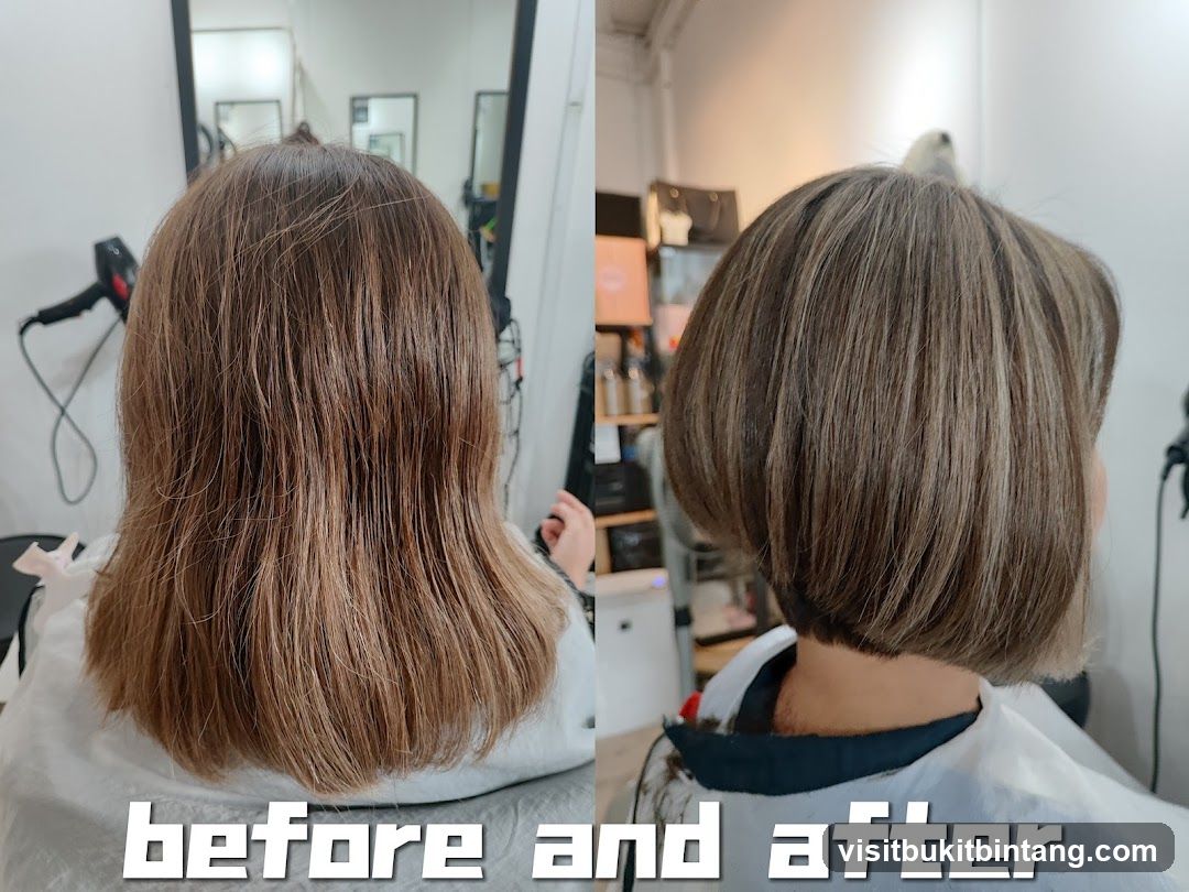 Haircut Before and After