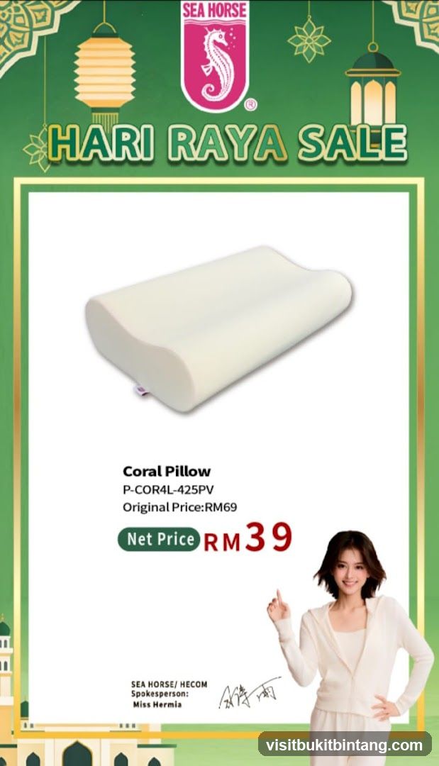 Hari Raya Sale - Coral Pillow