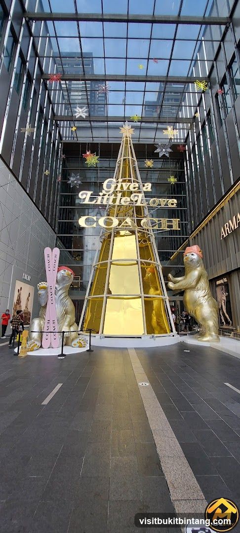 Holiday Display with Coach Branding