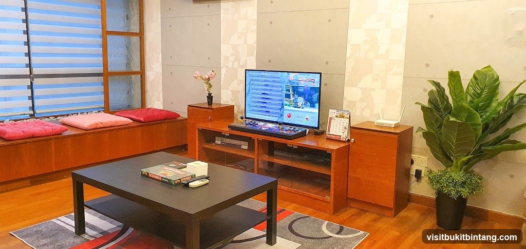 Living Room with Entertainment Setup