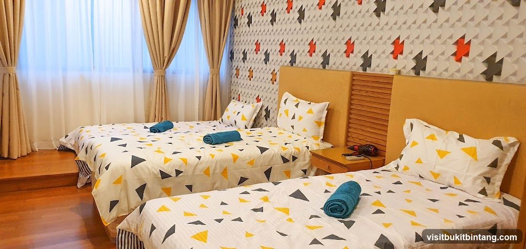 Bedroom with two beds