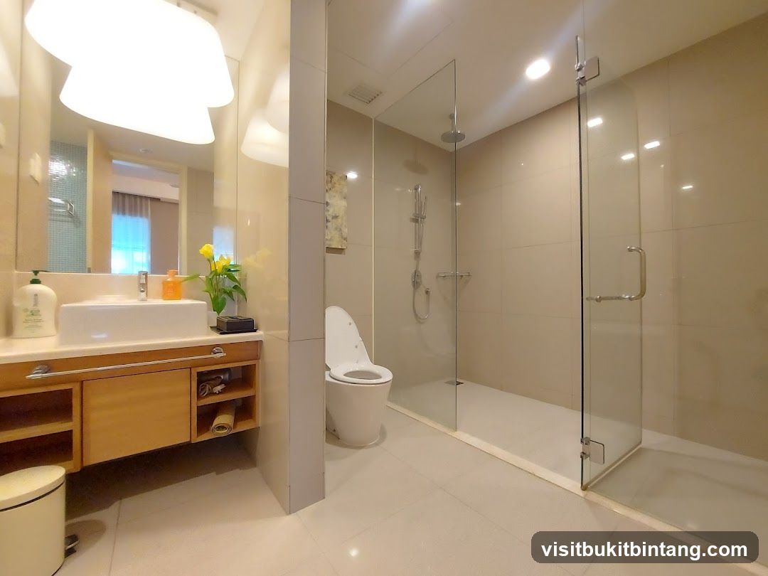 Modern Bathroom with Glass Shower