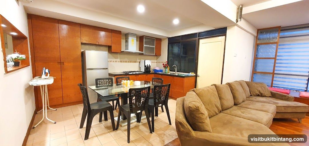 Living Room and Kitchen Area