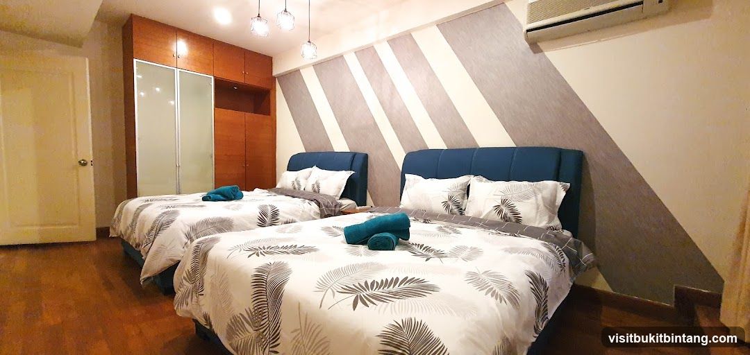Bedroom with two beds