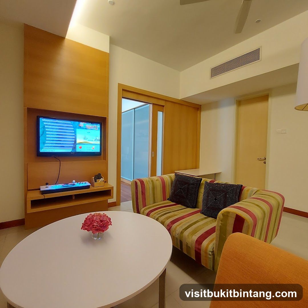 Living Room with Entertainment Setup
