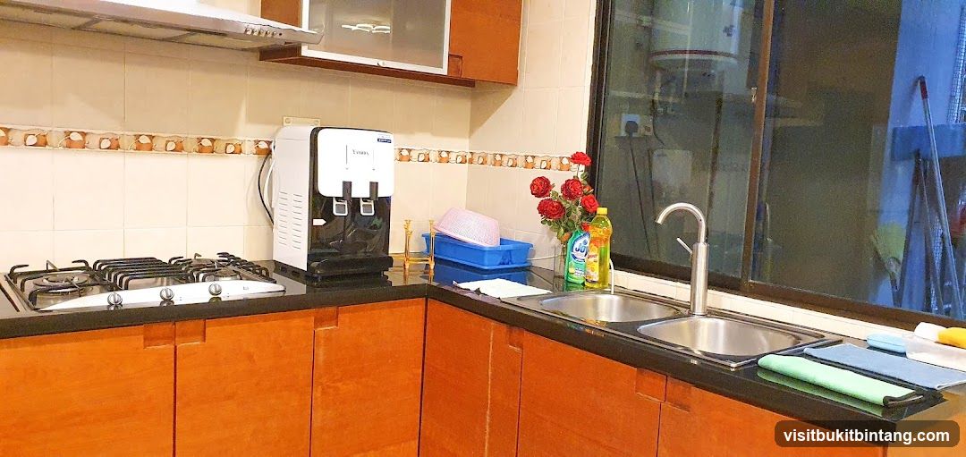 Kitchen Countertop with Appliances and Sink