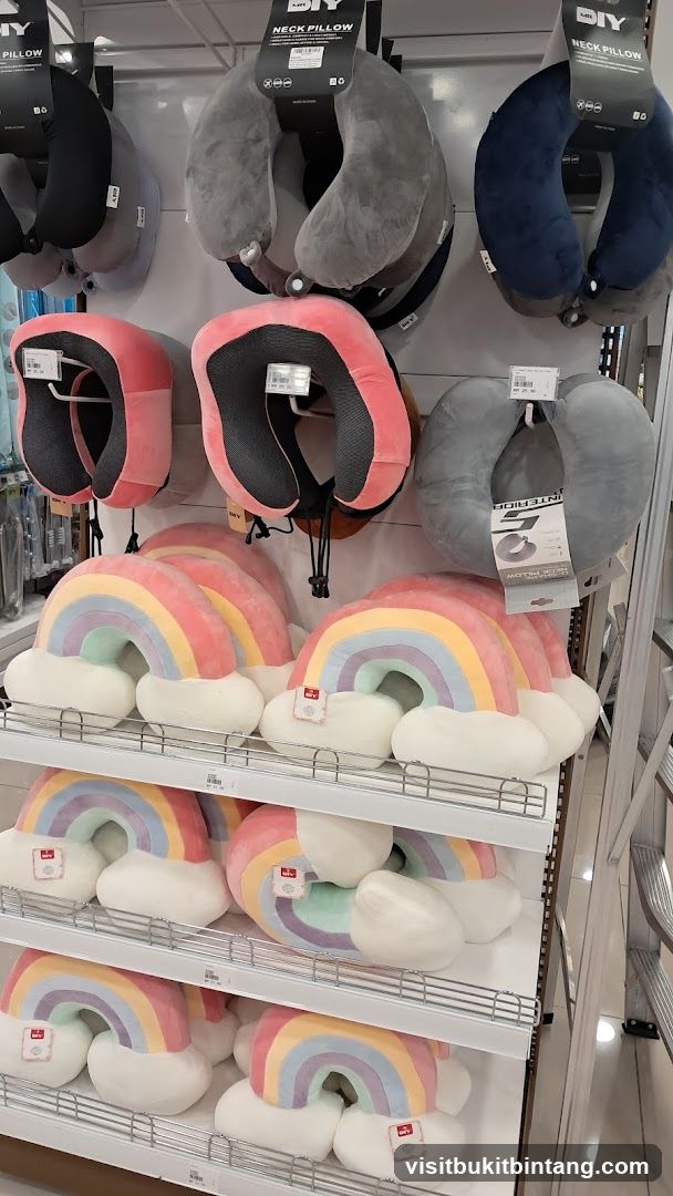Neck Pillows and Rainbow Cushions