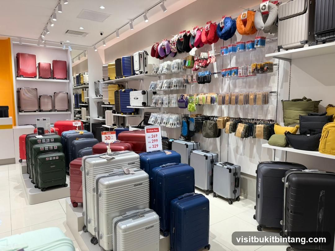 Luggage Store Display