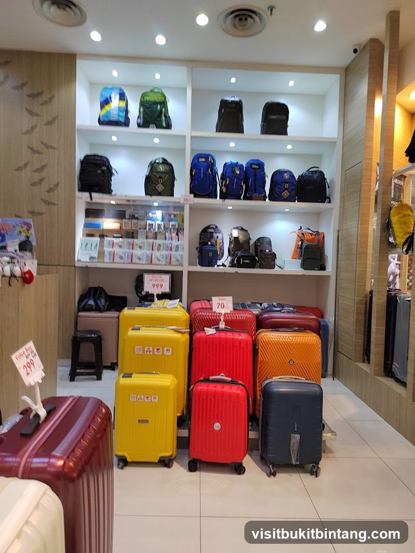 Luggage Store Display