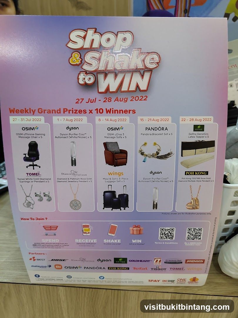 Shop & Shake to WIN Promotion