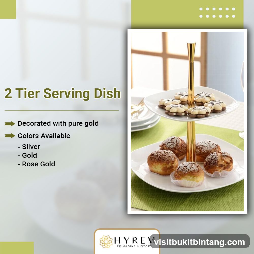 2 Tier Serving Dish