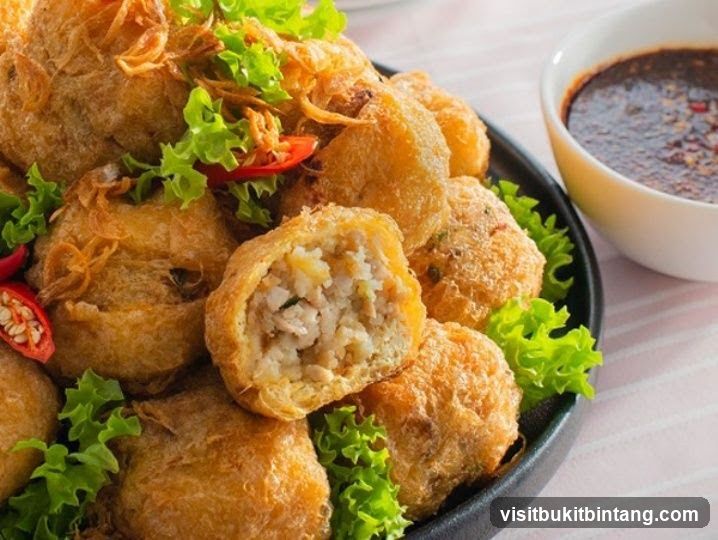 Fried Stuffed Tofu with Dipping Sauce