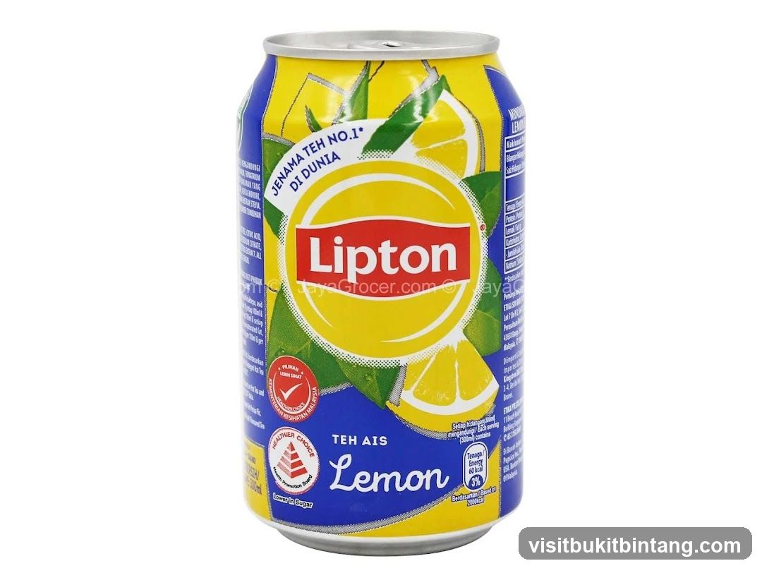 Lipton Lemon Iced Tea Can