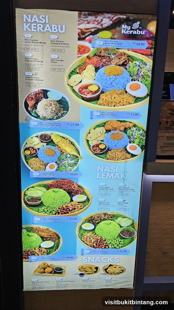 My Kerabu Menu