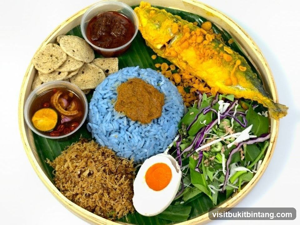 Nasi Kerabu Platter