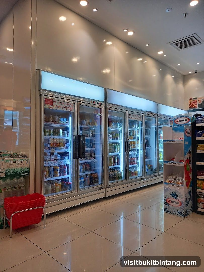 Refrigerated Display Cases in a Store