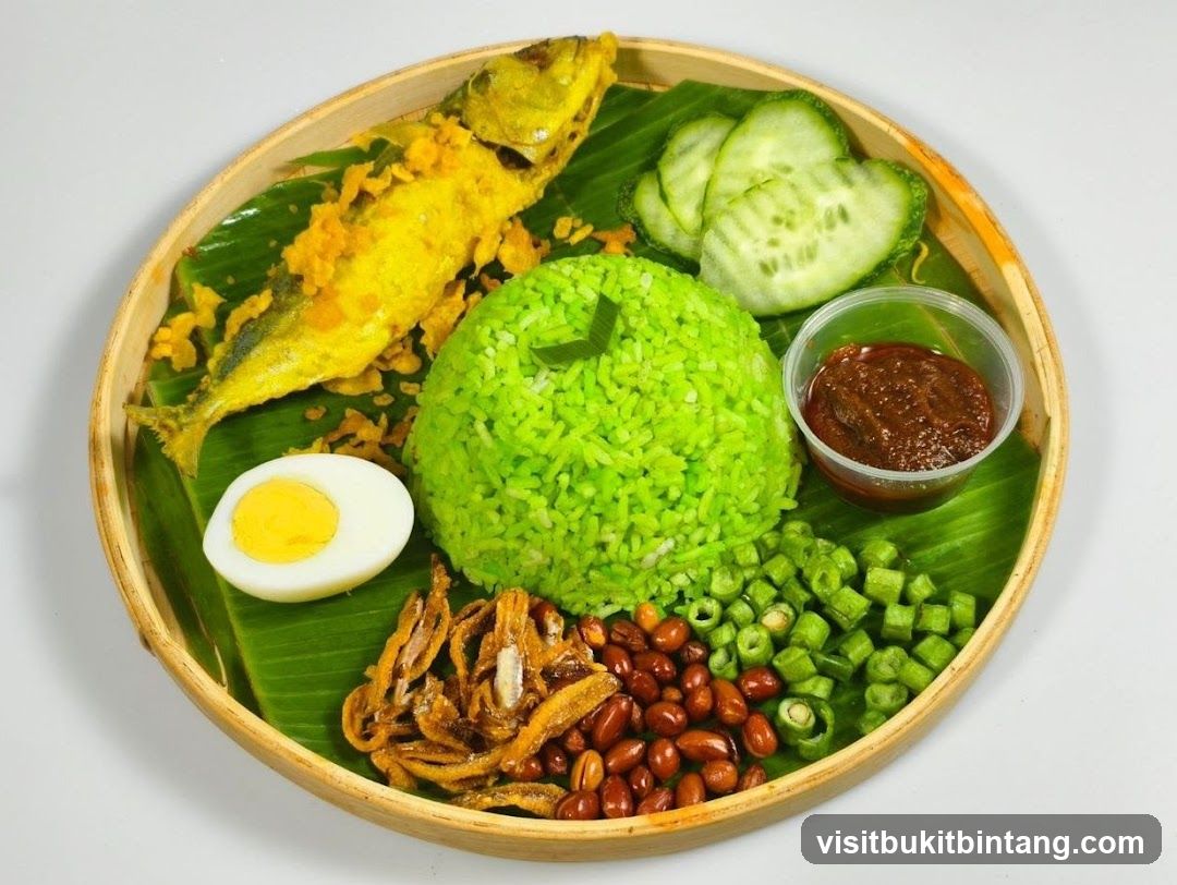 Nasi Lemak with Fried Fish