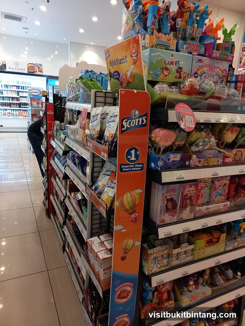 Store Aisle with Scott's Vitamin Display