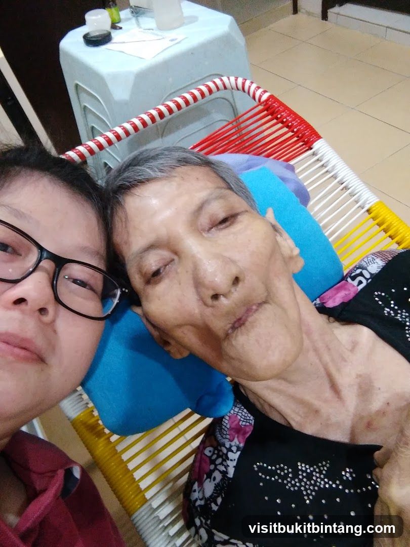 Selfie with Elderly Person