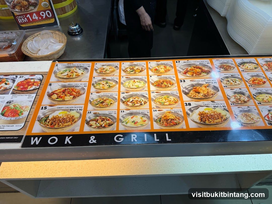 WOK & GRILL Menu